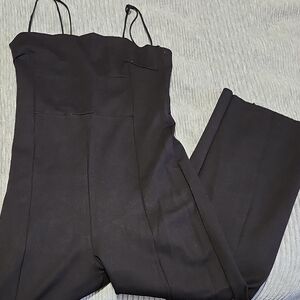 Urban Outfitters Black Strapless Jumpsuit